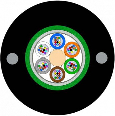 Outdoor CST + SW Armoured Multitube Cable